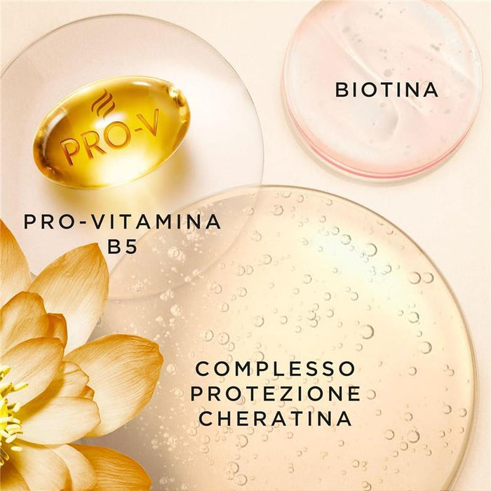 PANTENE BALSAMO ADDIO CRESPO CON BIOTINA E CHERATINA 160ML PER CAPELLI SECCHI E DANNEGGIATI PRO-V NUTRE IN PROFONDITÀ