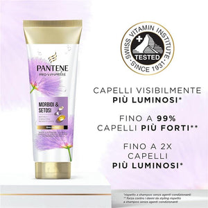 PANTENE MORBIDI & SETOSI BALSAMO CON BIOTINA E CHERATINA RICOSTITUENTE 160 ML PRO-V MIRACLES CAPELLI TRATTATI O MESCIATI