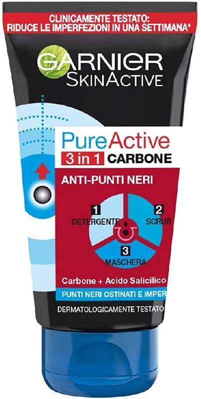 GARNIER GEL PURE 3IN1 150 ML ANTI PUNTI NERI