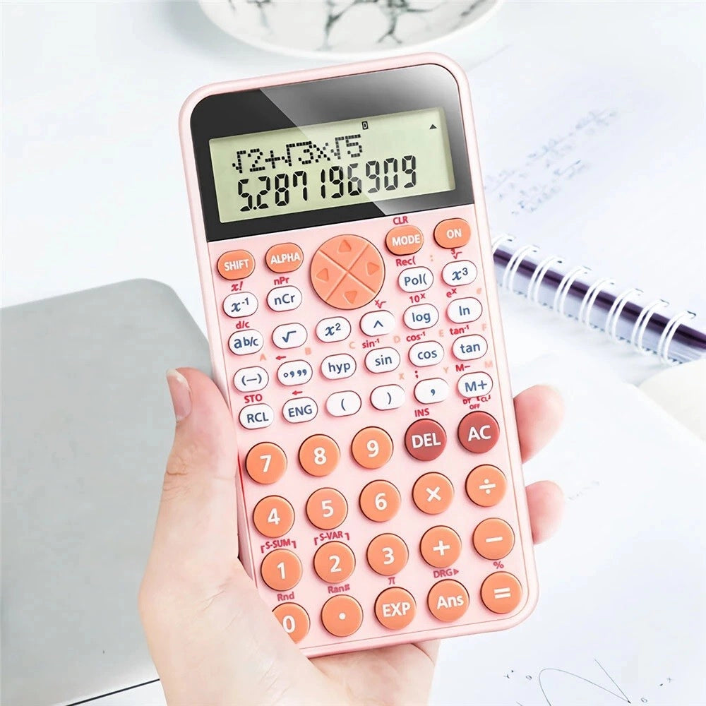 Trade Shop - Calcolatrice Scientifica 240 Metodi Di Calcolo Uffici Scuola A 12 Cifre Pn-2891 -