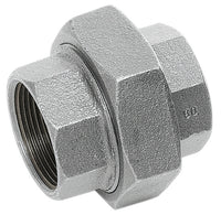 bocchettone 3 pz. sede sferica ghisa zincata diametro 1/2 fig.340 cod:ferx.11492