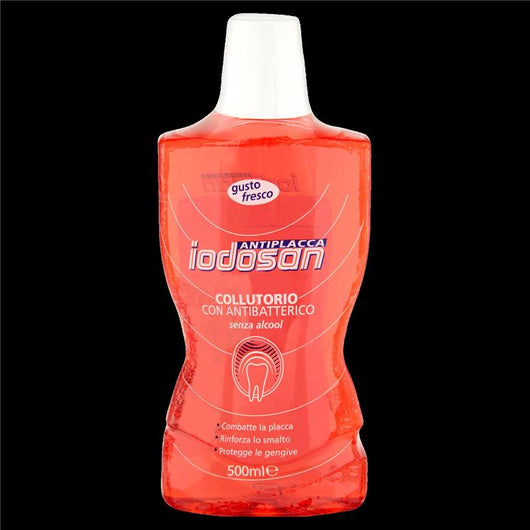 IODOSAN COLLUTORIO ANTI BATTERICO SENZA ALCOOL IN FORMATO DA 500 ML