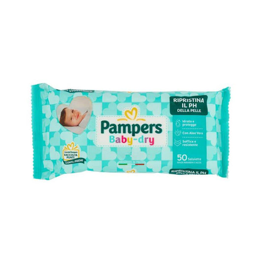 PAMPERS SALVIETTE UMIDIFICATE BAMBINI BABY FRESH 50 PZ