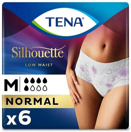 TENA SILHOUETTE MUTANDINE ASSORBENTI NORMAL TAGLIA  MEDIUM IN FORMATO DA 5 PEZZI
