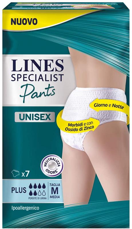 LINES SPECIALIST PANTS MUTANDE ASSORBENTI UNISEX TAGLIA M