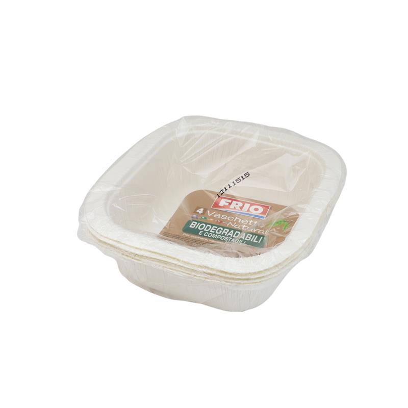 FRIO NATURAL 2 VASCHETTE IN CARTONE BIODEGRADABILE DA 1-2 PORZIONI