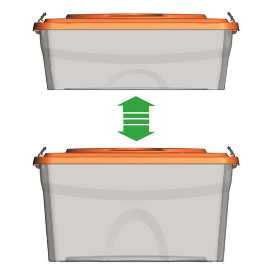 BAMA CONTENITORE SIM BOX 18 LT 40 X 30 X 22 CM COLORE ASSORTITO