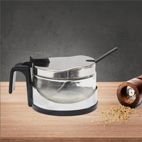 MAURY'S CONDÌ FORMAGGIERA DA TAVOLA CON CUCCHIAINO IN ACCIAIO INOX