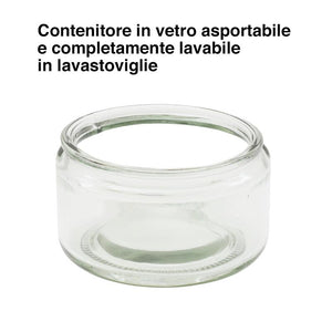 MAURY'S CONDÌ FORMAGGIERA DA TAVOLA CON CUCCHIAINO IN ACCIAIO INOX