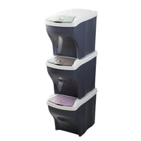 BAMA PATTUMIERA POKER TRIS PER RACCOLTA DIFFERENZIATA 20LT 3PZ