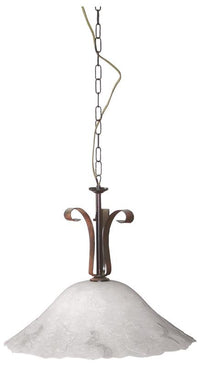 AMBRA LAMPADARIO A SOSPENSIONE E27 CON 1 LUCE DIAMETRO DA 50 CM