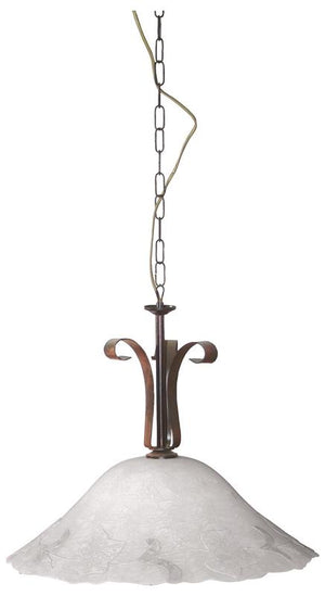 AMBRA LAMPADARIO A SOSPENSIONE E27 CON 1 LUCE DIAMETRO DA 50 CM