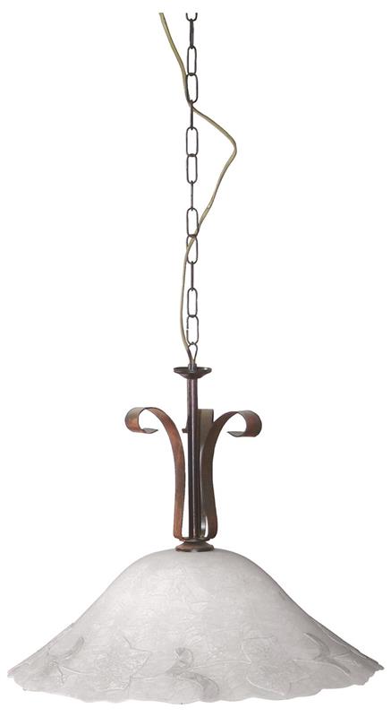 AMBRA LAMPADARIO A SOSPENSIONE E27 CON 1 LUCE DIAMETRO DA 50 CM