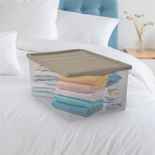 SPRING BOX TAGLIA S 35 X 25 X H15 CM IN COLORE TORTORA