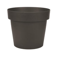 VASO MELROSE REALIZZATO IN PLASTICA DIAMETRO 35 CM COLORE NERO ANTRACITE