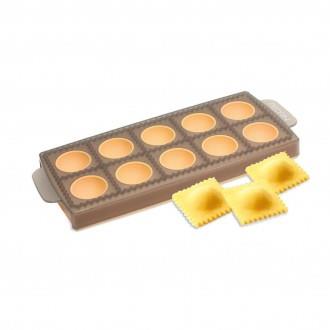 STAMPO QUADRATO PER RAVIOLI 4.5 X 4.5CM IN SET DA 10 FORME