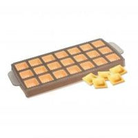 STAMPO QUADRATO PER RAVIOLI 3 X 3CM IN SET DA 21 FORME