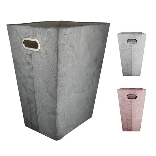 PORTABIANCHERIA LUX PIEGHEVOLE CON MANIGLIE 40X30X50H CM IN VLETTUNO FANTASIA FOGLIE ESOTICHE COLORI ASSORTITI