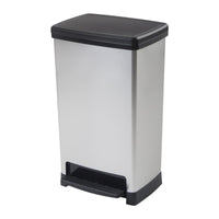 PATTUMIERA A PEDALE ELITE CON CAPIENZA DA 50LT COLORE GRIGIO E ANTRACITE