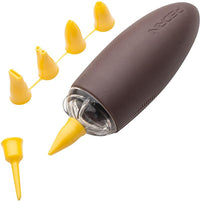 PEDRINI PENNA DECORATRICE DOLCI CON 6 BECCUCCI PER CAKE DESIGN 26X12X5 CM