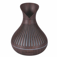 DIFFUSORE ELETTRICO 180 ML CON LED MULTICOLOR 7 COLORI CON CAVO USB COLOR MARRONE