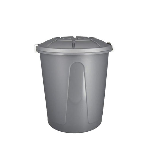 BIDONE MODELLO STELLA 25 LT CON TAPPO E MANICI COLORE ARGENTO