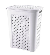 PORTA BIANCHERIA ARIANNA DA 50LT IN COLORE BIANCO 43.5 X 33.5 X H 55 CM