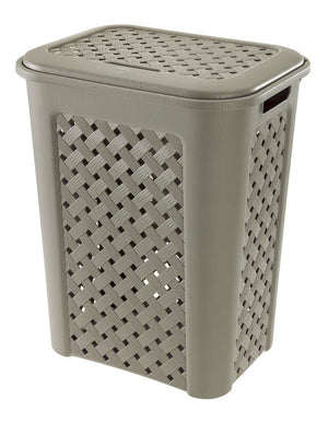 PATTUMIERA ARIANNA CON CAPIENZA DA 10LT IN COLORE TALPA 24 X 20 X H35 CM