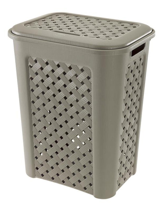 PATTUMIERA ARIANNA CON CAPIENZA DA 10LT IN COLORE TALPA 24 X 20 X H35 CM