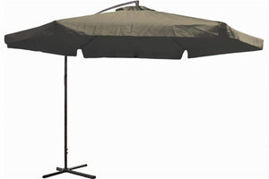 OMBRELLONE DA GIARDINO LAMPARA 3 METRI CON MANOVELLA TORTORA