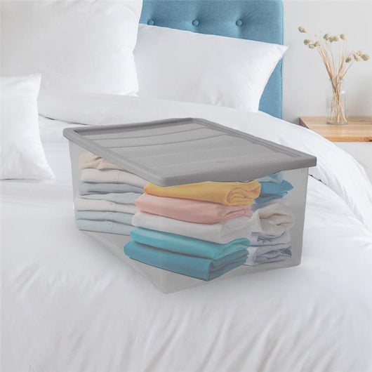 SPRING BOX TAGLIA S 35 X 25 X H15 CM IN COLORE GRIGIO