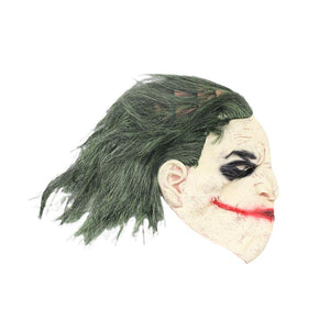 MASCHERA THE JOKER PER ADULTI CON CAPELLI TAGLIA UNICA