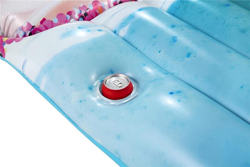 BESTWAY MATERASSINO GONFIABILE LOUNGE FRAPPÈ MAGICO1,85 MT X 99 CM