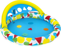BESTWAY PISCINA SPLASH&LEARN GONFIABILE PER BAMBINI 120 X 117 X 46 CM