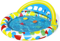 BESTWAY PISCINA SPLASH&LEARN GONFIABILE PER BAMBINI 120 X 117 X 46 CM