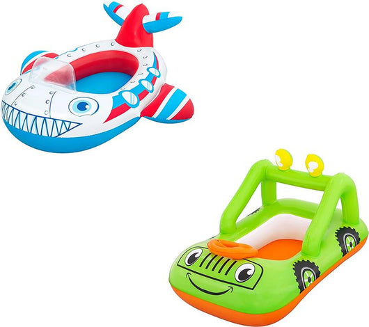 BESTWAY CANOTTINO GONFIABILE LIL NAVIGATOR DA 3-6 ANNI IN DECORO ASSORTITO