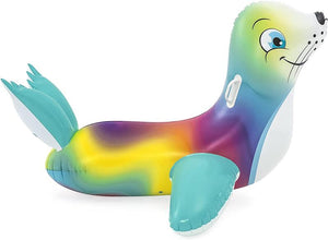 BESTWAY CAVALCABILE GONFIABILE A FORMA DI FOCA ALLEGRA 157 X 114CM