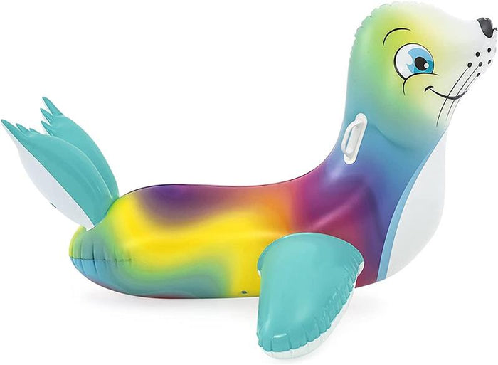 BESTWAY CAVALCABILE GONFIABILE A FORMA DI FOCA ALLEGRA 157 X 114CM