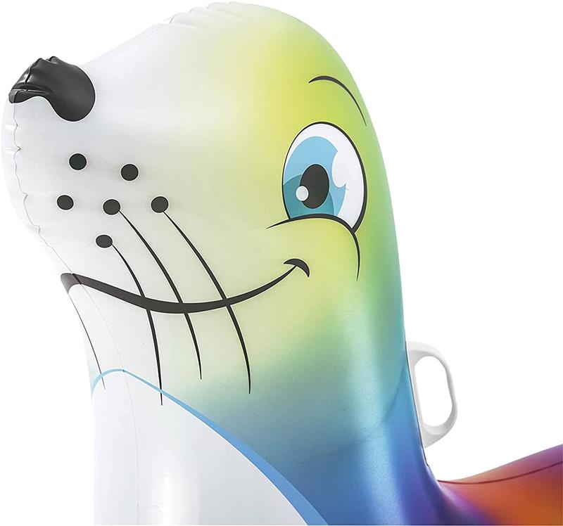 BESTWAY CAVALCABILE GONFIABILE A FORMA DI FOCA ALLEGRA 157 X 114CM