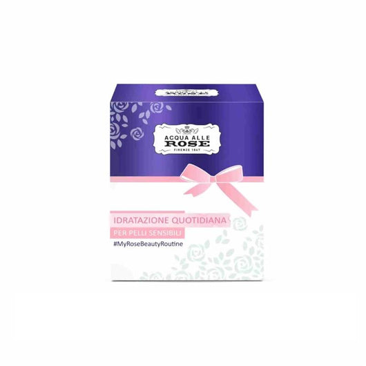 ACQUA ALLE ROSE CONFEZIONE NATALE IDRATAZIONE MASCHERA TESSUTO SENSITIVE + TONICO 300 ML RINFRESCANTE
