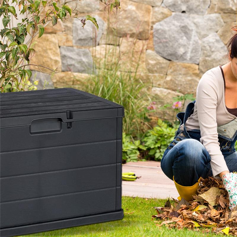 MAURY'S BAULE CASSAPANCA 170 LT DA ESTERNO IN RESINA 78LX55PX52H CM ANTRACITE