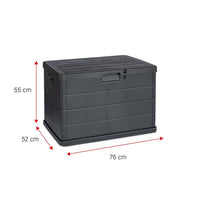 MAURY'S BAULE CASSAPANCA 170 LT DA ESTERNO IN RESINA 78LX55PX52H CM ANTRACITE