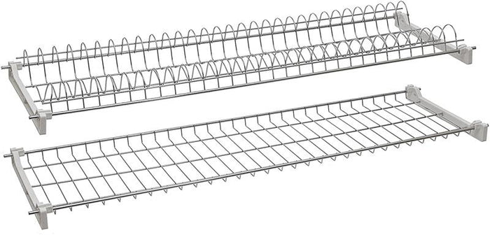 COPPIA DI RETI SCOLAPIATTI PER PENSILE DA CUCINA LUNGHEZZA 86 CM