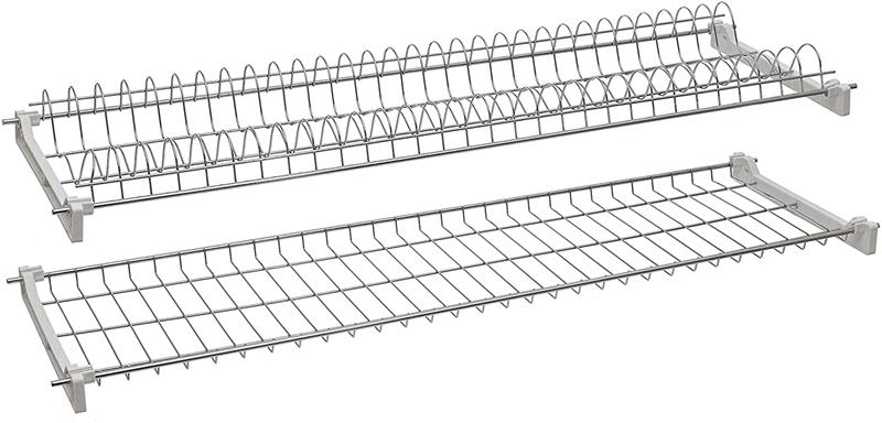 COPPIA DI RETI SCOLAPIATTI PER PENSILE DA CUCINA LUNGHEZZA 86 CM