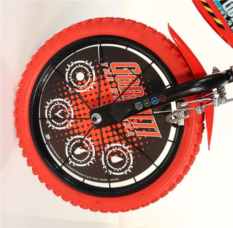 BICICLETTA 14 POLLICI BICI DA BAMBINO CON ROTELLE GORMITI ALTEZZA TRA 95 -115 CM