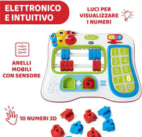 CHICCO ABACO NUMERI & SOMME GIOCO EDUCATIVO PER BAMBINI MATEMATICO IN 4 LINGUE PER IMPARARE NUMERI E SOMME ANNI 6 ANNI