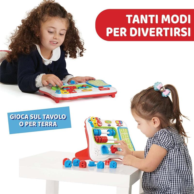 CHICCO ABACO NUMERI & SOMME GIOCO EDUCATIVO PER BAMBINI MATEMATICO IN 4 LINGUE PER IMPARARE NUMERI E SOMME ANNI 6 ANNI