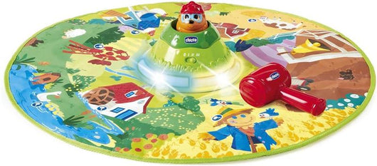 CHICCO LIBERA LA TALPA TAPPETO ELETTRONICO 8 AREE CON 3 MODALITÀ, LUCI E SUONI, GIOCHI PER BAMBINI DI 2 ANNI 5 ANNI