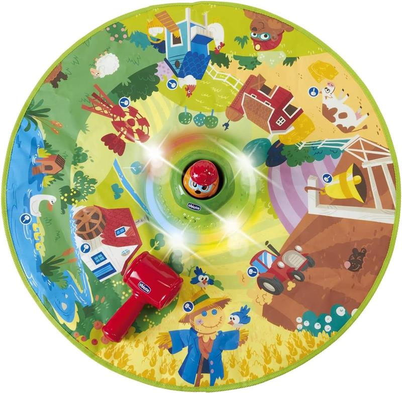 CHICCO LIBERA LA TALPA TAPPETO ELETTRONICO 8 AREE CON 3 MODALITÀ, LUCI E SUONI, GIOCHI PER BAMBINI DI 2 ANNI 5 ANNI