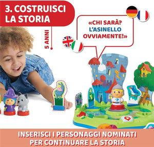 CHICCO FABULOUS IL CREASTORIE CANTASTORIE PER BAMBINI 2 ANNI, 6 ANNI, IN 4 LINGUE, 10 PERSONAGGI, 4 MODALITÀ, 90 MIN DI CONTENUTI